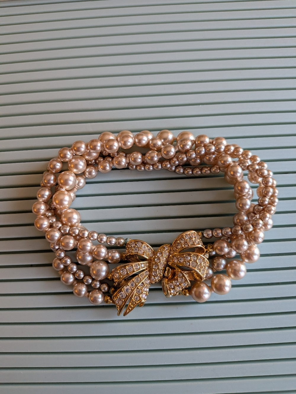 Vintage Nolan Miller Bow Clasp Bracelet
